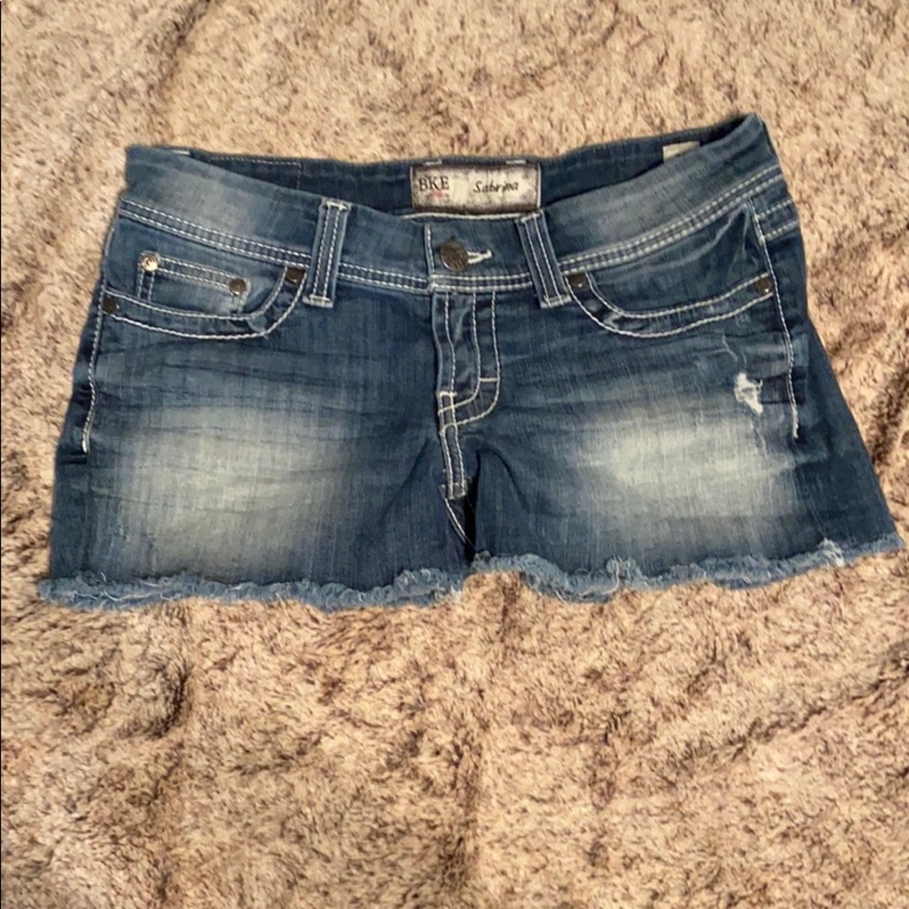 Denim shorts